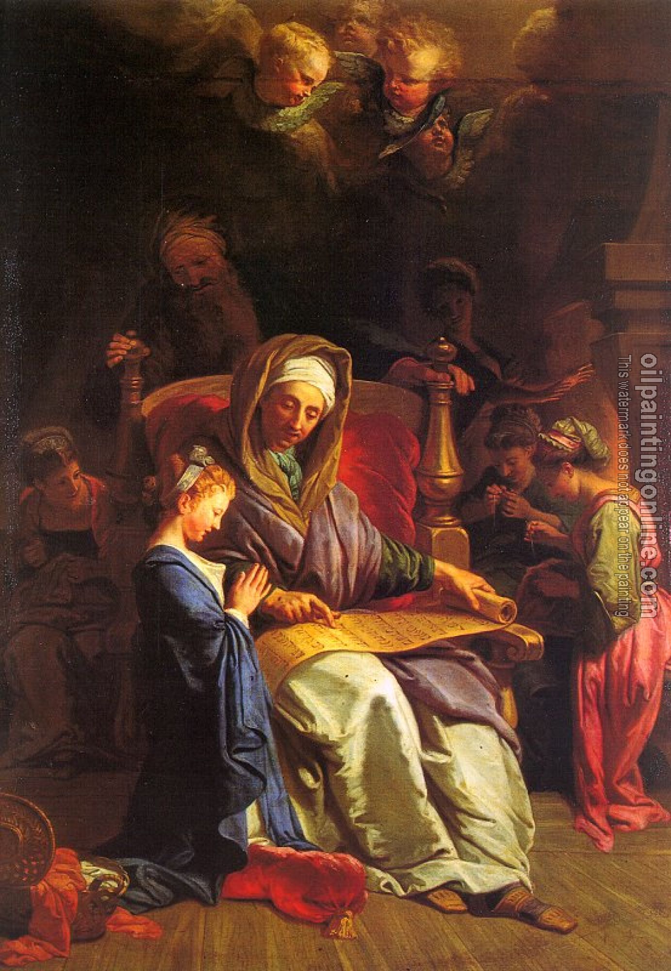 Jouvenet, Jean-Baptiste - The Education of the Virgin